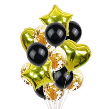 Load image into Gallery viewer, 14Pcs Multi Confetti Balloons For Happy Birthday Party Balloons In Several Luxury Variant Helium Ballons For Celebrations for Boy Girls and Babies party