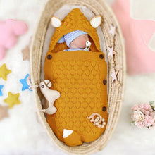 Load image into Gallery viewer, Stevvex Knitted Newborn Baby Blanket Baby Sleeping Bags Stroller Bedding Warm Swaddle Wrap