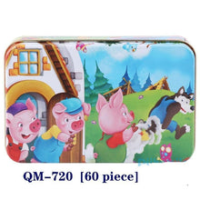 Load image into Gallery viewer, New 60 Pieces Wooden Puzzle Kids Toy Cartoon Animal Wooden Puzzles Child Early Educational Learning Toys for Christmas Gift