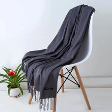 Load image into Gallery viewer, 2022 Tassel Women’s Scarf – Designer Shawl, Wrap & Hijab Pashmina