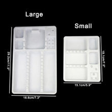 Load image into Gallery viewer, 5pcs Dental Disposable Oral Package Mouth Mirror Tweezer Probe Instrument Box Disposable Plastic Dentist Tray  2size for Choose