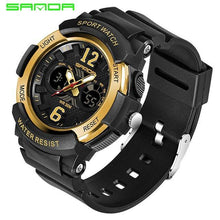 Load image into Gallery viewer, Fashion New Women Sports Waterproof 50m Watch With Digital LED Ladies Shock Display in Military Electronic Army Style