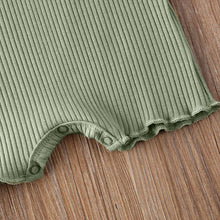 Load image into Gallery viewer, Luxury Modern Baby Kids Boy and Girl Infant Romper Jumpsuit Cotton Outfits Set Ribbed Solid Clothes For Kids