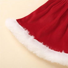 Load image into Gallery viewer, Baby Girls Christmas Romper Ruffles Fly Sleeve Sequins Red Party Dress Unique Design Excellent Look