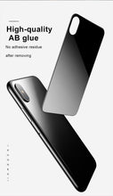 Load image into Gallery viewer, 9D Protective Back Tempered Glass For iPhone 13 12 11 Pro MAX 7 8 Plus Full Cover Screen Protector Film For iPhone XS MAX XR Ultra Thin All -Coverage Full Glass Back Tempered Glass Screen Protector Film for iPhone