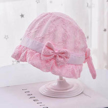 Load image into Gallery viewer, Retro Vintage Newborn Baby Cotton Baby Girl Hat Cap Princess Infant Toddler Baby Bonnet Girls Summer Sun Hat For Girls