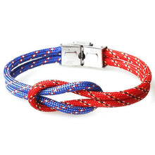 Load image into Gallery viewer, New Elegant Fashion Multi-Layer Concentric Modern Knot Rope Men Anchor Luxury Bracelet Charm Fine Bracelets For Women Fold Over Clasp Navy Style Jewelry