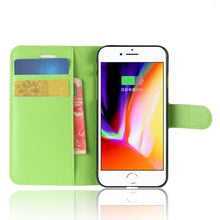 Load image into Gallery viewer, Phone Case For IPHONE 7 8 Plus Wallet Case Flip Leather Back Cover For IPHONE7 IPHONE8 IPHONE 7plus 8plus Simple Case Foldable Case Leather Case Flip Phone Cover Case