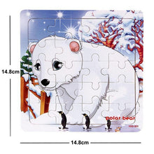Load image into Gallery viewer, 38 Style Cartoon Wooden Puzzle Children Animal/ Vehicle Toy For 2-6 Year Baby Early Educational Toys for Kids