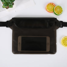 Load image into Gallery viewer, Waterproof Swimming Bag 3 Layers Water Proof Diving Beach Shoulder Waist Bag Underwater Mobile Phone Bag Case Waterproof Bag With Adjustable Waist Belt Comfortable Case For Phone