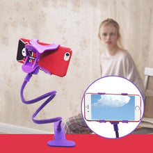 Load image into Gallery viewer, Universal Lazy Holder Arm Flexible Mobile Phone Stand Holder Bed Desk Table Clip Bracket For Phones