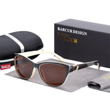 Load image into Gallery viewer, NEW TR90 Ladies and Woman Gradient Cat Eye Sunglasses Polarized Glasses In Modern Luxury Style and With UV Protection