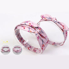 Load image into Gallery viewer, Modern Mother & Daughter Rabbit Ears Bow Hair Bands Cloth Headband Bowknot Headwear Bow
