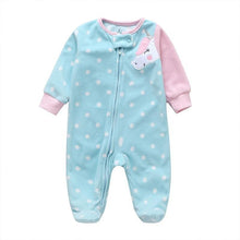 Load image into Gallery viewer, Modern Cartoon Unicorn Baby Girl Jumpsuit Footies Romper For Newborn Boy and Girls In Trend Design