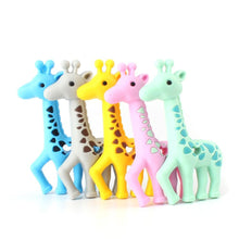 Load image into Gallery viewer, 2pcs Cartoon Baby Teether Animal Silicone Teether Raccoon Elephant Koala Giraffe Baby Teething Toys Accessories Perfect Toy For Kids