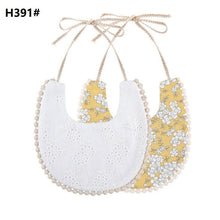 Load image into Gallery viewer, Infant Baby Bib Kid Toddler Dinner Feeding Tassel Double-side Cotton Linen Burp Cloths Saliva Towel For Baby