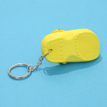 Load image into Gallery viewer, 1PCS 3D Mini 7.5cm EVA Beach Hole Little Croc Shoe Keychain Bag Accessories Decoration Keyring Car Handbag Key Chain Charms