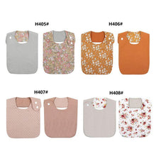 Load image into Gallery viewer, Floral Vintage Newborn Double Side Bibs Boys Girls Waterproof Linen Cotton Saliva Towel