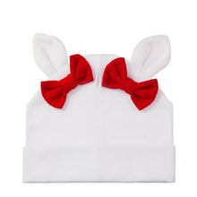 Load image into Gallery viewer, Baby Girl Hat Rabbit Ear Hat For Girls Cotton Bow Knot Children's Cap Toddler Kids Hats Cartoon Hats