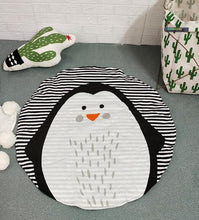 Load image into Gallery viewer, Creative Elephant Design Baby Play Mat Round Carpet Cotton Animal Play Mat Newborn Infant Crawling Carpet For Baby Kids