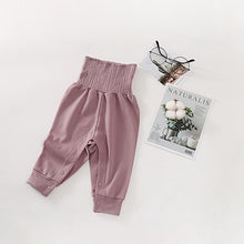 Load image into Gallery viewer, Modern New Newborn Pants For Four Seasons With High Waist Pants Baby 100% Cotton Soft Girl Pants And Baby Boy Trousers Pants 0-24M For Kids