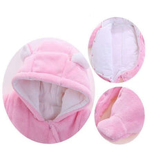 Load image into Gallery viewer, Newborn Winter Hoodie Baby Rompers Outwear Infant Baby Jumpsuit 3M -12M For Girls and Boys Winter Romper
