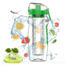 Load image into Gallery viewer, 900mlFruit Infuser Water Bottle Juice Shaker Sports Lemon Water Bottle Fitness Sport Fruit Drinking Bottles Gadget For Fitness Sport and Excerises In Modern New Trend Design