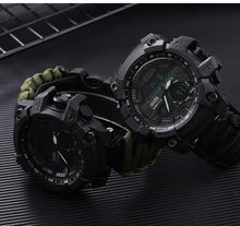 Load image into Gallery viewer, Military Survival Men Watch With Compass/whistle /scraper/Waterproof 30M Outdoor Men Sports G Style -Shock Watch Relogio Masculino