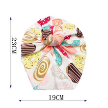 Load image into Gallery viewer, Elegant Flower Baby Hat Toddler Turban Head wraps Kids Bonnet Hat Newborn Baby Hat For Baby Girls