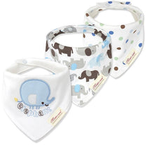 Load image into Gallery viewer, Moder 3PCS Baby Bibs Bandanna Lot Cotton Multi-style Triangle Cartoon For Infant Boys And Girls