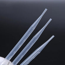 Load image into Gallery viewer, Disposable Pipette 1ml 2ml 3ml 5ml 10ml Droppers Plastic Microscale Graduated Pipettes Transparent Dropper Experiment Supplies