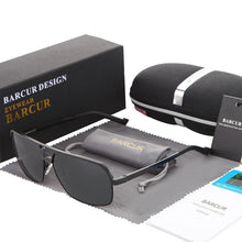 Load image into Gallery viewer, Luxury Elegent Aluminum Polarized Mens Sunglasses Mirror Sun Glasses Square Goggle Eyewear Accessories For Men Or Women With UV400 Protection