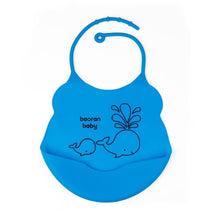 Load image into Gallery viewer, Silicone Baby Bibs waterproof Baby Saliva Towel Animal Adjustable Cloths Bandana Soft Feeding Cartoon Bib For Kids
