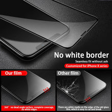 Load image into Gallery viewer, 3pcs Full Cover Protective Glass On For Iphone 11 12 13 Pro Max Tempered Glass Film Iphone X Xr Xs Screen Protector Curved Edge Anti Scratch Bubble Free Smooth Tempered Glass Screen Protector