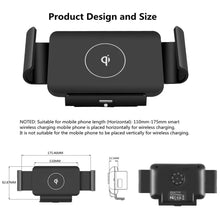 Load image into Gallery viewer, Automatic Clamping Car Wireless Charger for Samsung Galaxy Z Fold 5 4 3 Note20 9 iPhone 12 11 13 Max Air Vent Mount Phone Holder