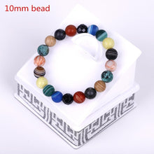 Load image into Gallery viewer, Galaxy Solar System Bracelet Universe Nine Planets Natural Stone Stars Earth Moon Bracelet For Women Man Fashion Jewelry