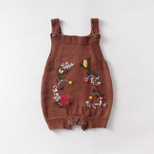Load image into Gallery viewer, Newborn Baby Girl's Knit Rompers Cotton Floral Play suit Baby Jumpsuit For Girls And Boys