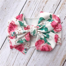 Load image into Gallery viewer, Luxury Modern printed Baby Girls Bow Hairband Turban Knot Headband Girl Headwear Newborn Girl Turban Hairband For Girls