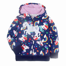 Load image into Gallery viewer, Luxury Printed New Trend Newborn Baby Hooded Cotton Sweater For Baby Girl/boys In Elegant Modern Luxury Style With Unicorn