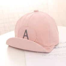 Load image into Gallery viewer, Cotton Baby Adjustable Letter Baseball Caps For Boys & Girl Hats Children Snapback Hip-Hop Sun Hat In Modern Style
