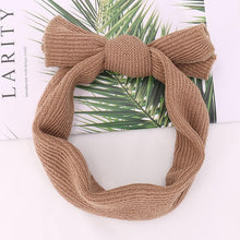 Load image into Gallery viewer, Modern Bowknot Baby Headband Elastic Turban Baby Girl Headbands Baby Girls Bow