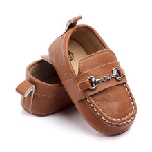 Load image into Gallery viewer, Leather Baby Shoes Fashion Infant Boys Girls Anti-slip Soft Sole Newborn First Walkers Luxury Shoes Design For Kids