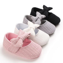 Load image into Gallery viewer, Baby Girls First Walkers Bow Knot Solid Soft Shoe Footwear For Baby Girl Breathable Shoes