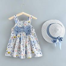 Load image into Gallery viewer, Luxury Handmade Elegant Modern Newborn Baby Girl Birthday & Princess Baby Dress With Hat