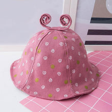 Load image into Gallery viewer, Baby Sun Hat Heart Print Baby Boy/Girl Hat Outdoor Kids Bucket Hat Children Hat Baby Beach Caps Beanie For Girls