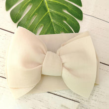 Load image into Gallery viewer, Modern Luxury Big Puff Bow Baby Girl Headbands for Girls Baby Turban Headband For Girls Baby