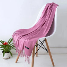 Load image into Gallery viewer, 2022 Tassel Women’s Scarf – Designer Shawl, Wrap & Hijab Pashmina