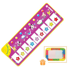 Load image into Gallery viewer, Electronic Musical Mat Carpets Keyboard Baby Piano Play Mat Toy Musical Instrument Music Toys Educational Toys Fro Kids