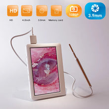Load image into Gallery viewer, 3.9MM HD1080P 2MP Ear Cleaner With 4.3 inch Screen Otoscope Camera Endoscope Camera Digital Otoscope Ear Monitor Earpick
