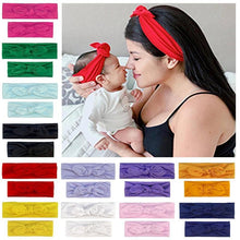 Load image into Gallery viewer, Mother & Baby Hair Bands Kids Headband Parent-kid Rabbit Ear Knot Headwear Turbans Hair Accessories Set